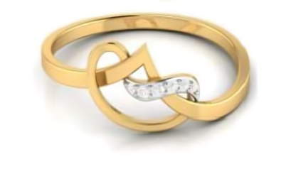 Diamond Ring 18K Gold Tri-Color – Design 15