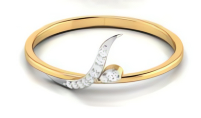 Diamond Ring 18K Gold Tri-Color – Design 17