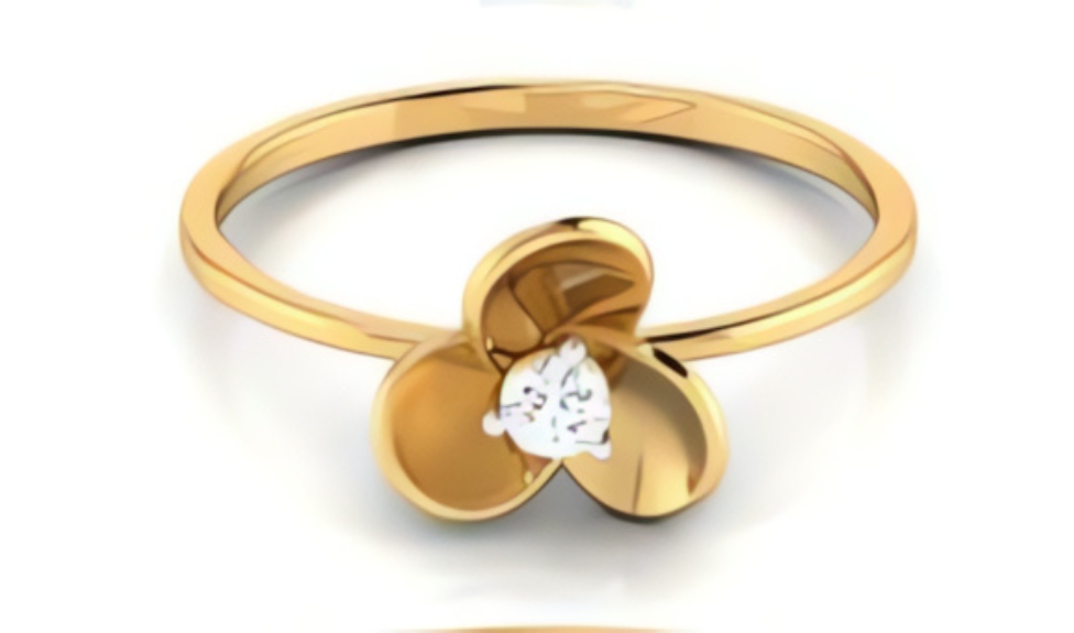 Diamond Ring 18K Gold Tri-Color – Design 16