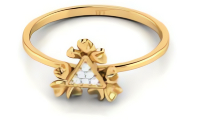 Diamond Ring 18K Gold Tri-Color – Design 18