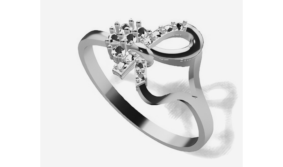 Diamond Ring 18K Gold Tri-Color – Design 21