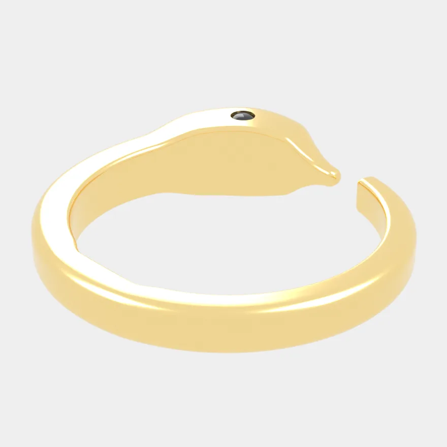 Ring · 18K yellow gold · Size EU 54 – The 3D model