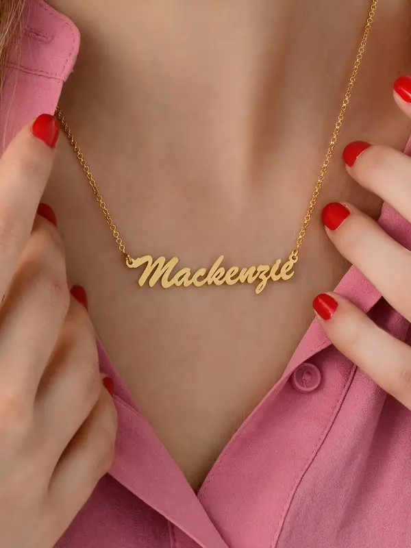 Collier prénom style n°2