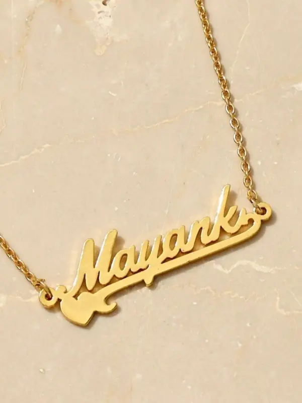 Collier prénom style n°6
